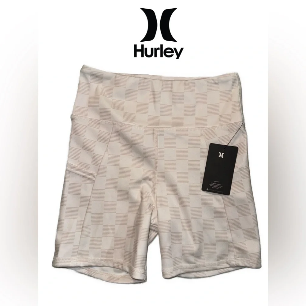 NWT Hurley Womens Pocket‎ Biker Athletic compression Shorts,size XS